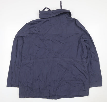Vanilla Sands Women’s Blue Size 20 Hooded Parka Jacket