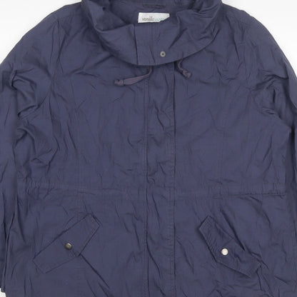 Vanilla Sands Women’s Blue Size 20 Hooded Parka Jacket