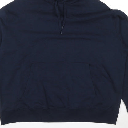 Ted Baker Men’s Navy Blue S Pullover Hooded Fleece Hoodie