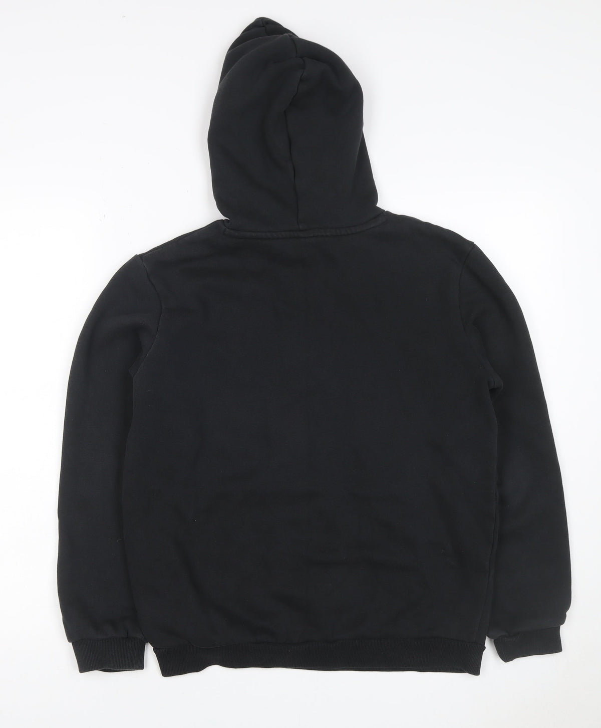 Puma Boys Black 15-16 Years Pullover Logo Sportswear Hoodie