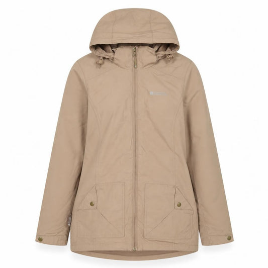 Mountain Warehouse Women’s Beige UK 10 Hooded Parka Jacket