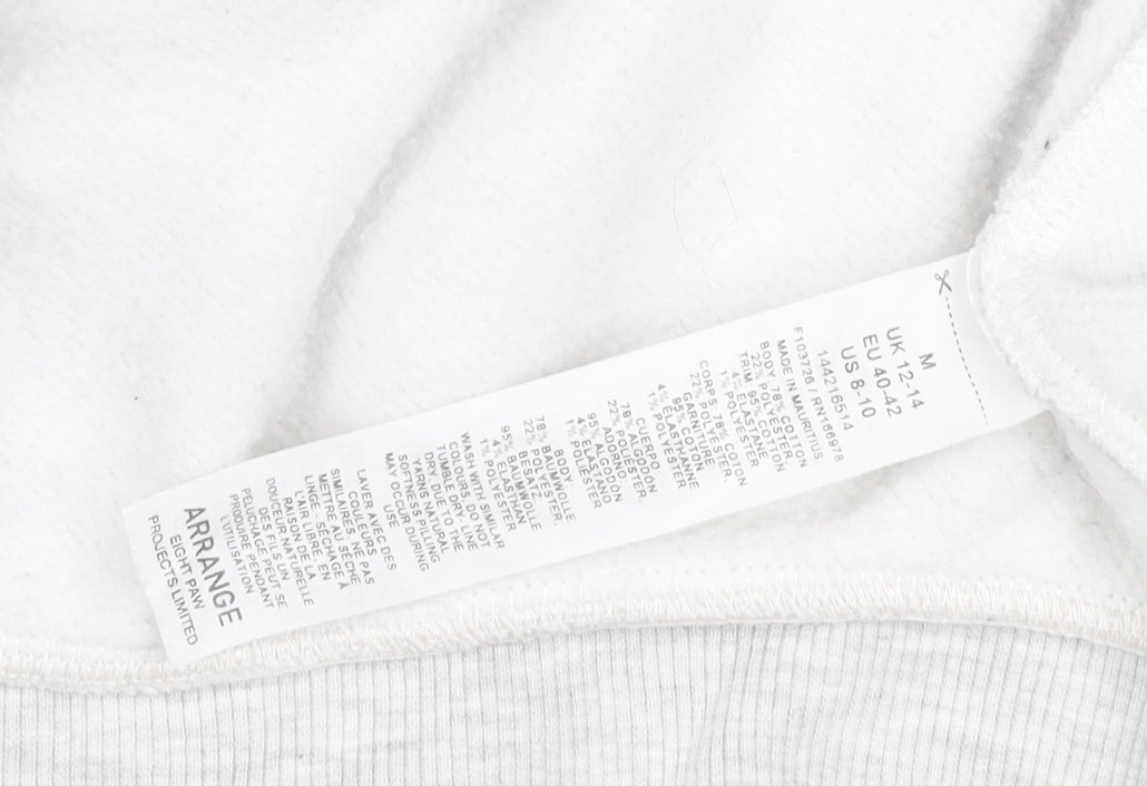 Arrangement Women’s Grey Size 12 Pullover Hooded Fleece Hoodie