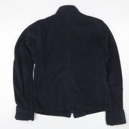Ted Baker Women’s Blue Fleece Full Zip Jacket UK 12