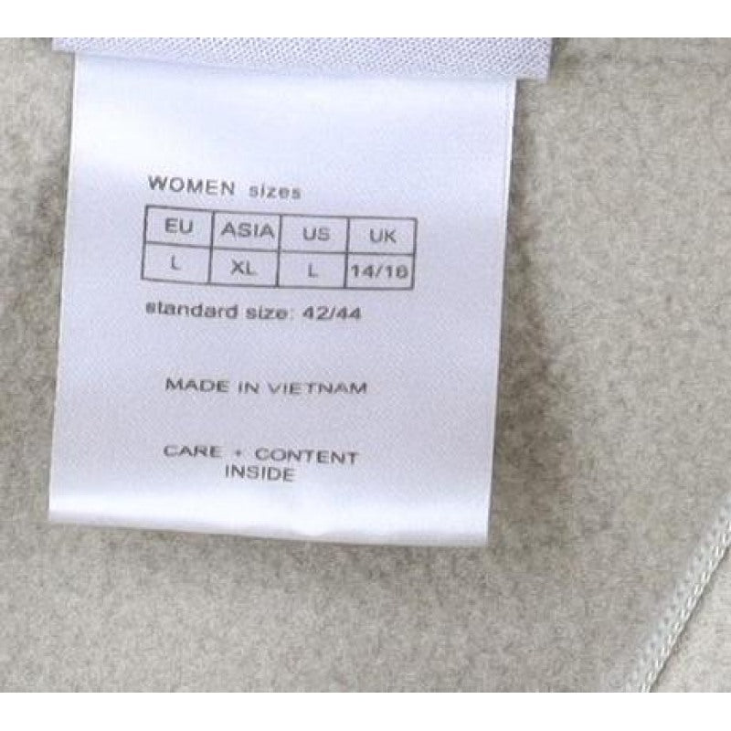 Jack Wolfskin Women’s Beige UK 14 Fleece 1/4 Zip Dog Paw Sweatshirt