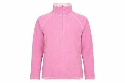 Mountain Warehouse Women Pink UK 12 1/2 Zip Fleece Sweatshirt