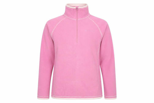 Mountain Warehouse Women Pink UK 12 1/2 Zip Fleece Sweatshirt