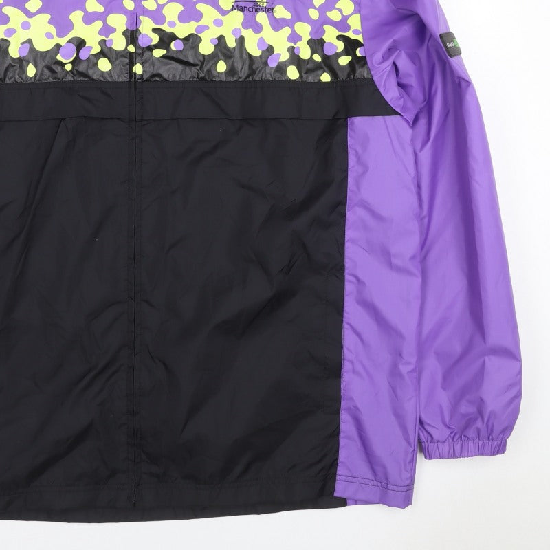 George Unisex Purple XL Manchester 2002 Commonwealth Games Windbreaker Jacket