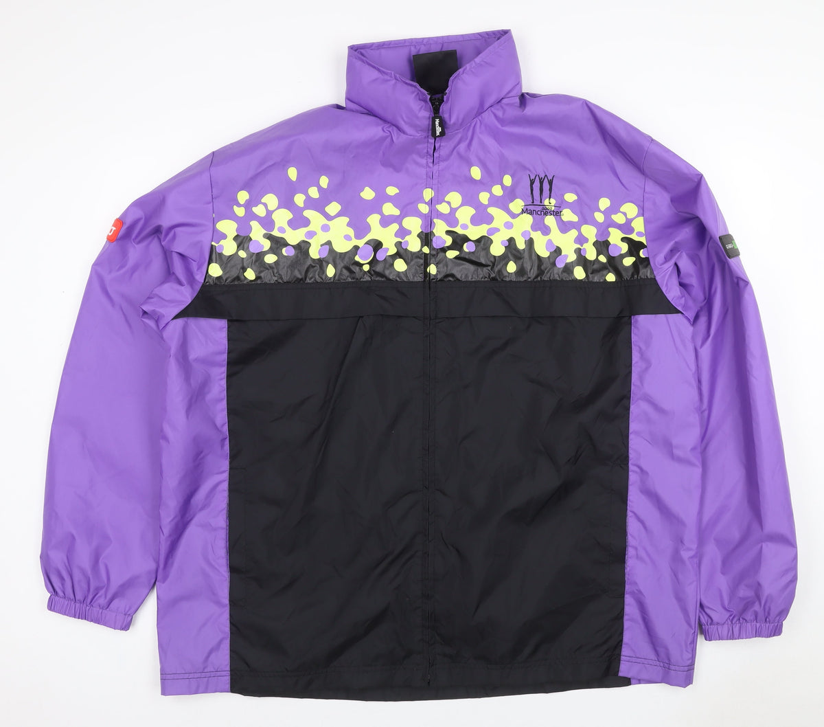 George Unisex Purple XL Manchester 2002 Commonwealth Games Windbreaker Jacket