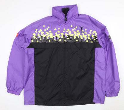 George Unisex Purple XL Manchester 2002 Commonwealth Games Windbreaker Jacket