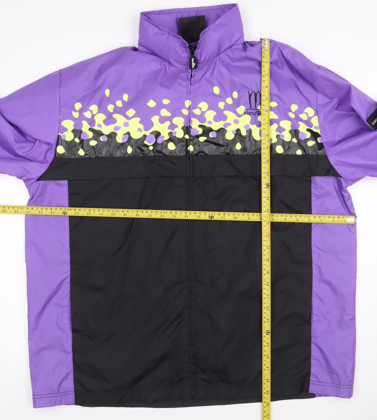George Unisex Purple XL Manchester 2002 Commonwealth Games Windbreaker Jacket