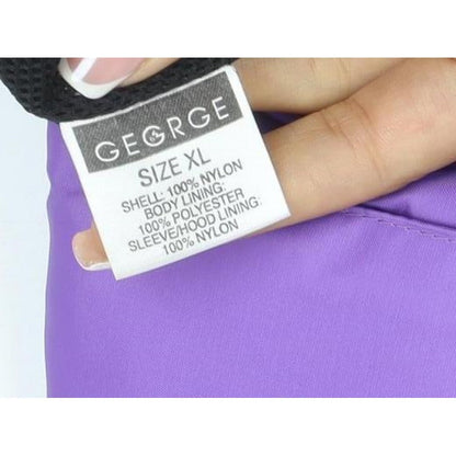George Unisex Purple XL Manchester 2002 Commonwealth Games Windbreaker Jacket