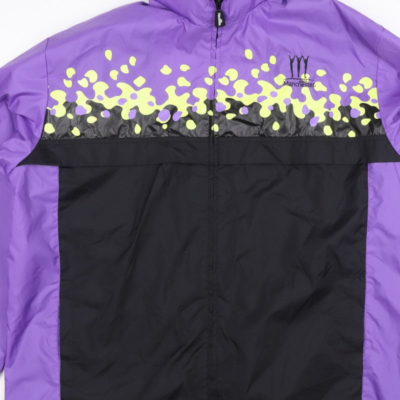 George Unisex Purple XL Manchester 2002 Commonwealth Games Windbreaker Jacket