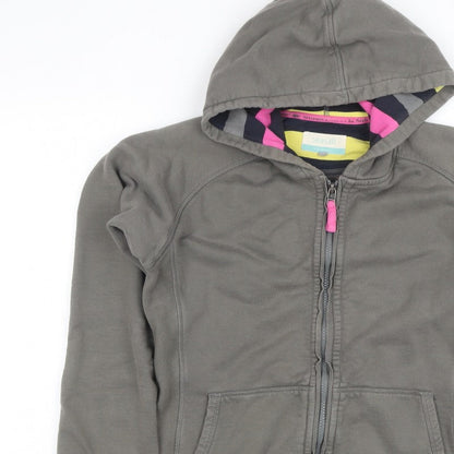 Seasalt Women’s Grey M Full Zip Organic Cotton Hooded Hoodie