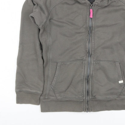 Seasalt Women’s Grey M Full Zip Organic Cotton Hooded Hoodie