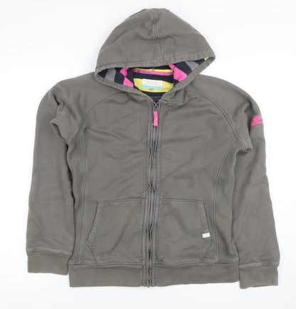 Seasalt Women’s Grey M Full Zip Organic Cotton Hooded Hoodie