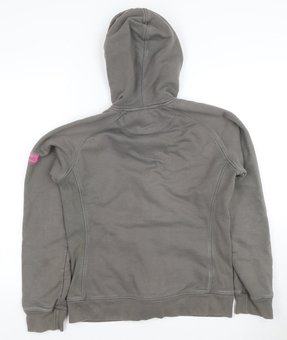 Seasalt Women’s Grey M Full Zip Organic Cotton Hooded Hoodie