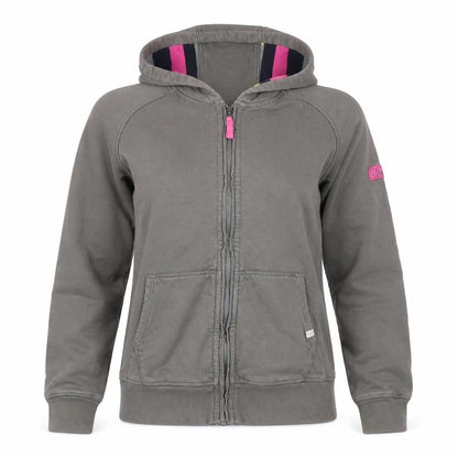 Seasalt Women’s Grey M Full Zip Organic Cotton Hooded Hoodie