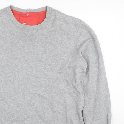 Gap Men’s Grey M Crew Neck Pullover Cotton Sweatshirt Classic