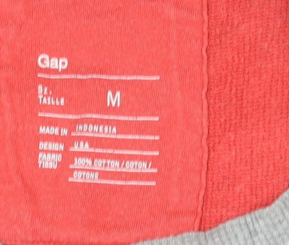 Gap Men’s Grey M Crew Neck Pullover Cotton Sweatshirt Classic