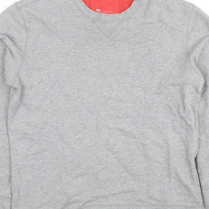 Gap Men’s Grey M Crew Neck Pullover Cotton Sweatshirt Classic