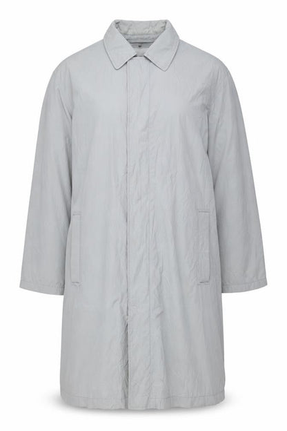 Danimac Women Grey L Long Trench Rain Coat Polyamide Collared Pockets