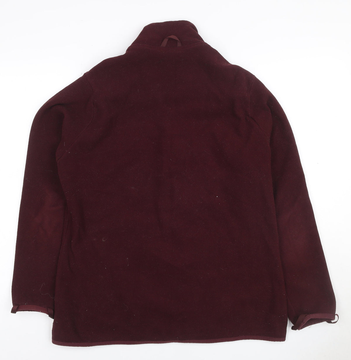 Forclaz Women’s Burgundy UK 10 Fleece Full Zip Jacket Pockets