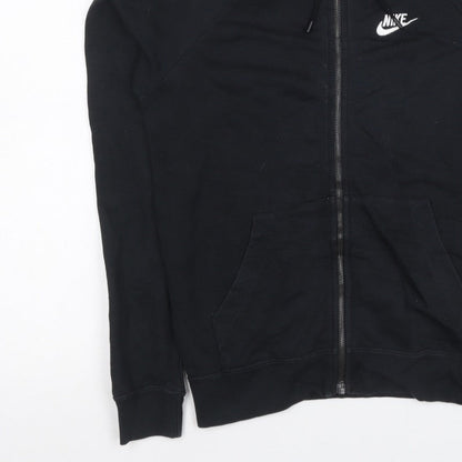 Nike Women’s Black XS Full Zip Hooded Fleece Logo Hoodie