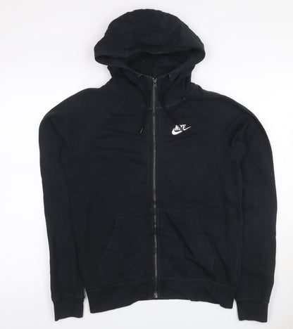 Nike Women’s Black XS Full Zip Hooded Fleece Logo Hoodie
