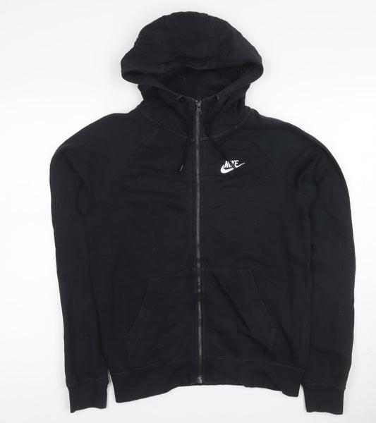 Nike Women’s Black XS Full Zip Hooded Fleece Logo Hoodie