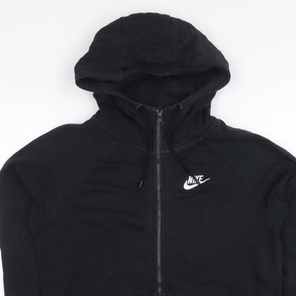 Nike Women’s Black XS Full Zip Hooded Fleece Logo Hoodie