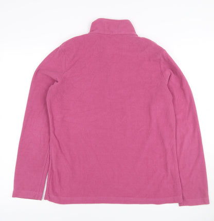 Regatta Teens Pink UK 12 1/4 Zip Fleece Sweatshirt