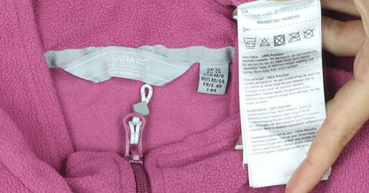 Regatta Teens Pink UK 12 1/4 Zip Fleece Sweatshirt