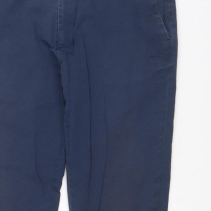 Jack Wills Women’s Blue Slim Tapered Chino Trousers UK 10 28W 26L