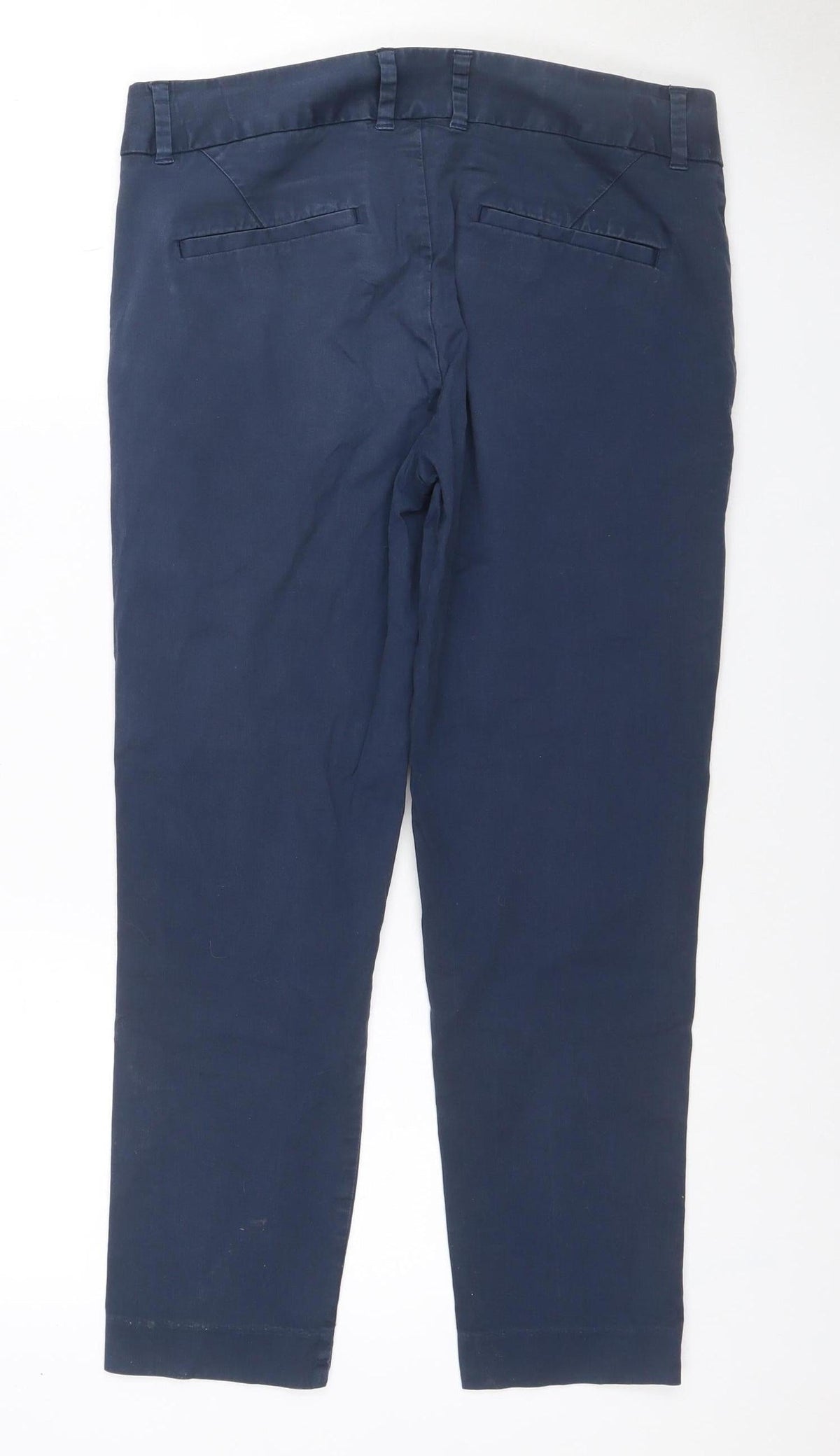 Jack Wills Women’s Blue Slim Tapered Chino Trousers UK 10 28W 26L