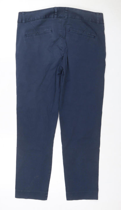 Jack Wills Women’s Blue Slim Tapered Chino Trousers UK 10 28W 26L