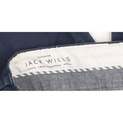Jack Wills Women’s Blue Slim Tapered Chino Trousers UK 10 28W 26L