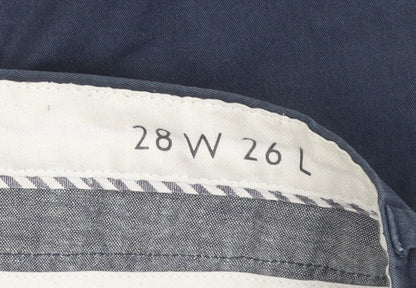 Jack Wills Women’s Blue Slim Tapered Chino Trousers UK 10 28W 26L