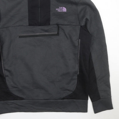 The North Face Men’s Black M 1/2 Zip Hooded Outdoor Pullover