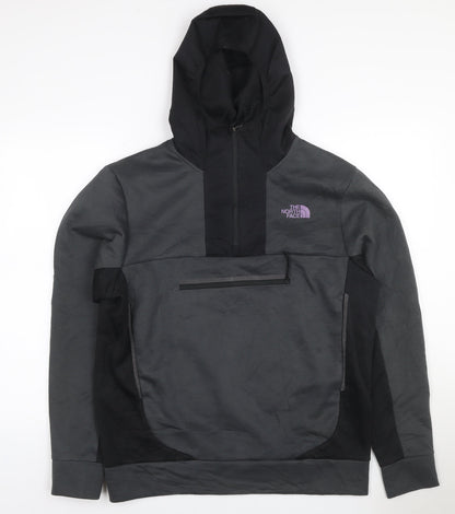 The North Face Men’s Black M 1/2 Zip Hooded Outdoor Pullover