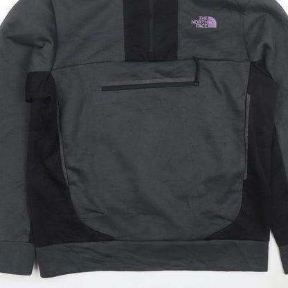 The North Face Men’s Black M 1/2 Zip Hooded Outdoor Pullover