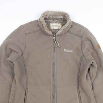 Regatta Women’s Brown Size 12 Fleece Sherpa Lined Full Zip Jacket