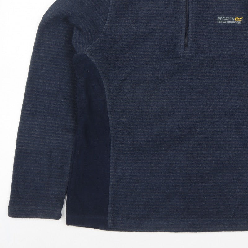 Regatta Women’s Blue UK 16 1/4 Zip Fleece Pullover Sweatshirt