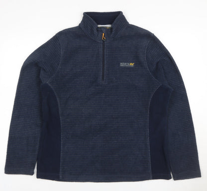 Regatta Women’s Blue UK 16 1/4 Zip Fleece Pullover Sweatshirt