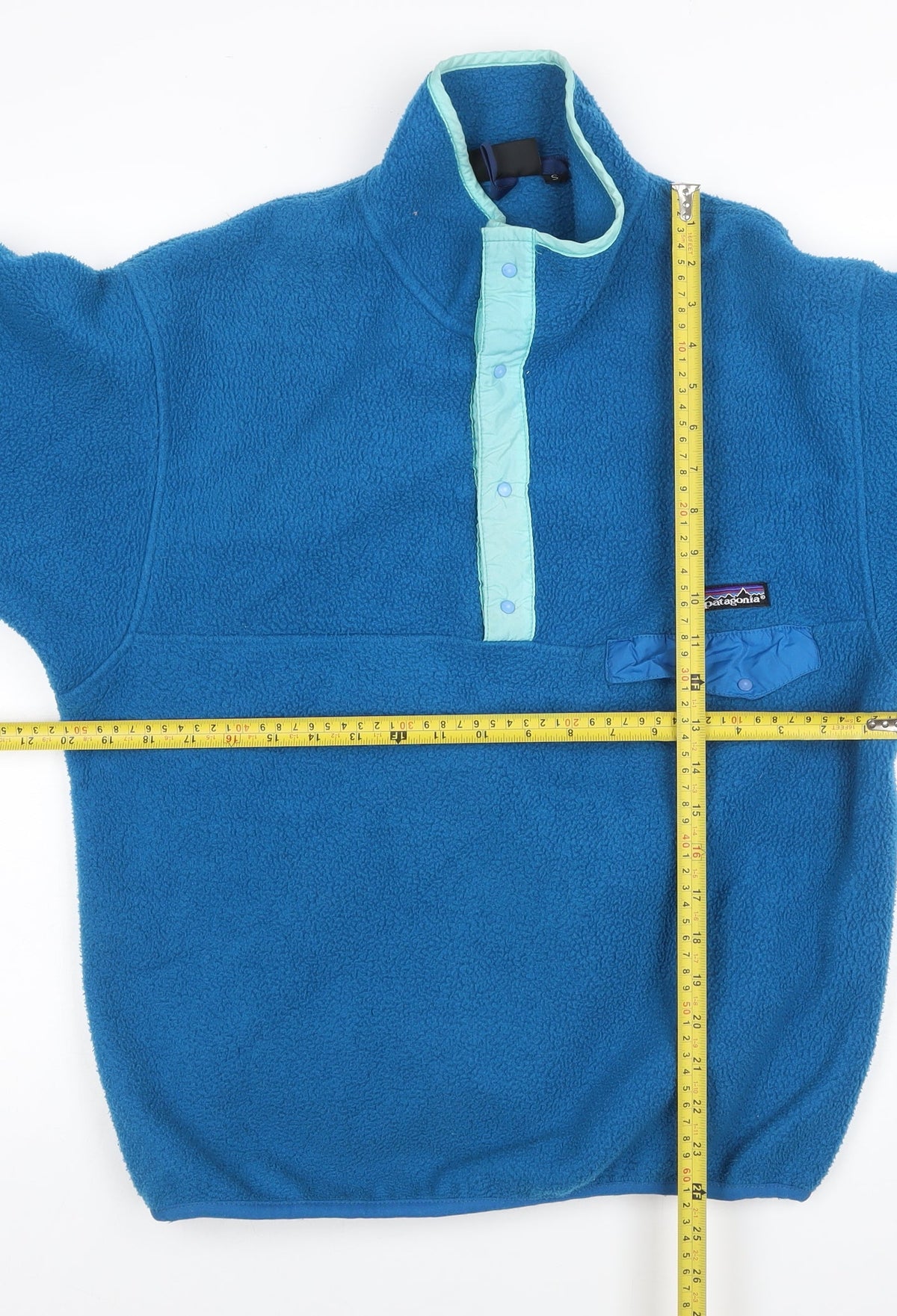 Patagonia Men’s Blue S Vintage Snap-T Fleece Pullover Sweatshirt
