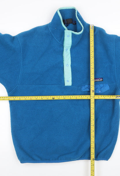 Patagonia Men’s Blue S Vintage Snap-T Fleece Pullover Sweatshirt