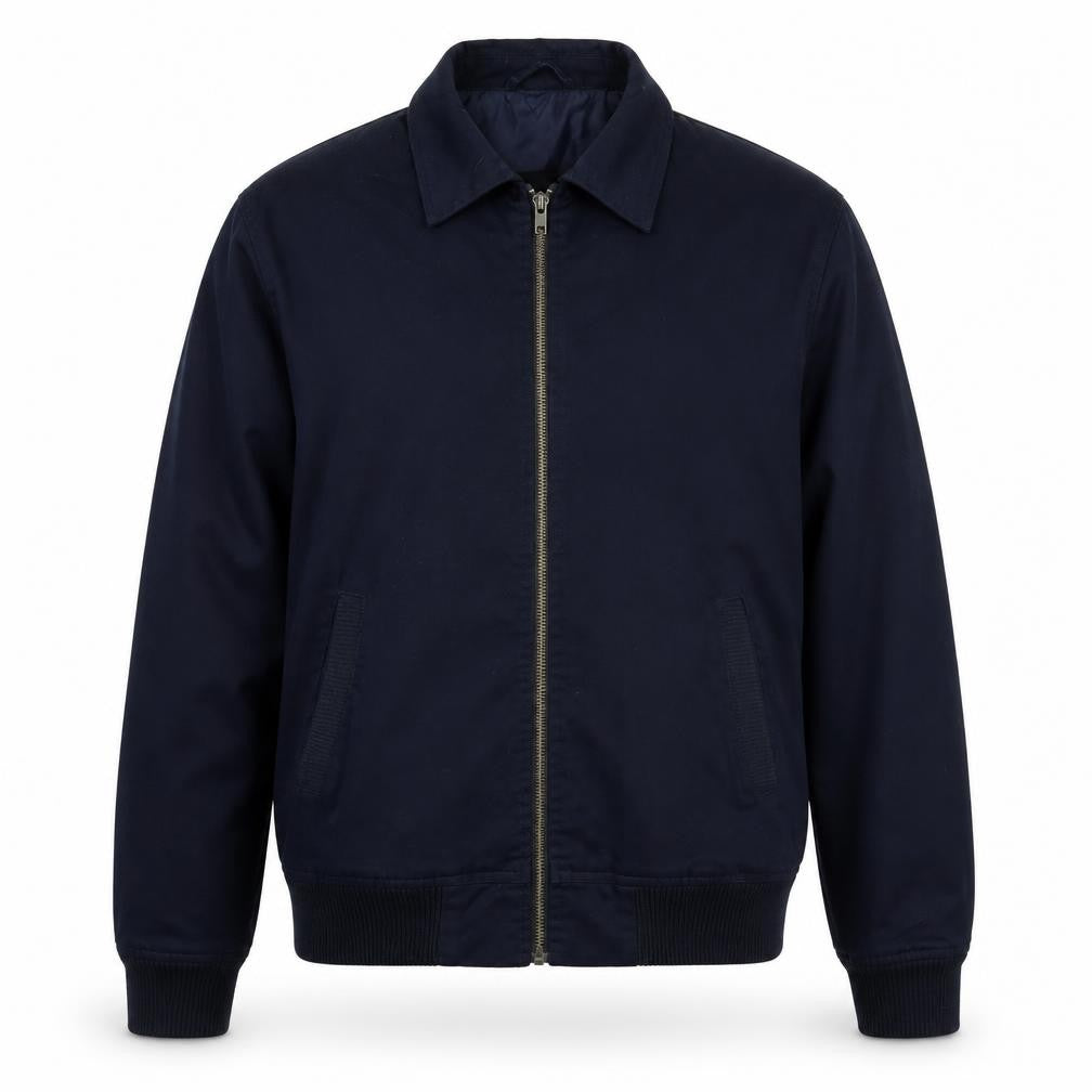 ASOS Men’s Blue S Bomber Jacket Full Zip Lined Casual