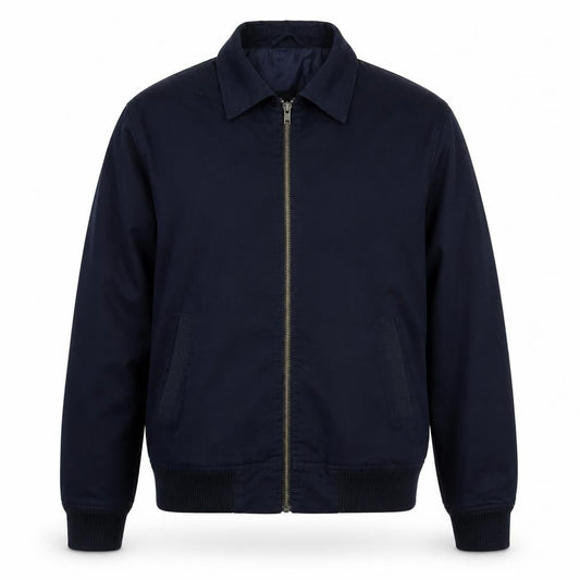 ASOS Men’s Blue S Bomber Jacket Full Zip Lined Casual