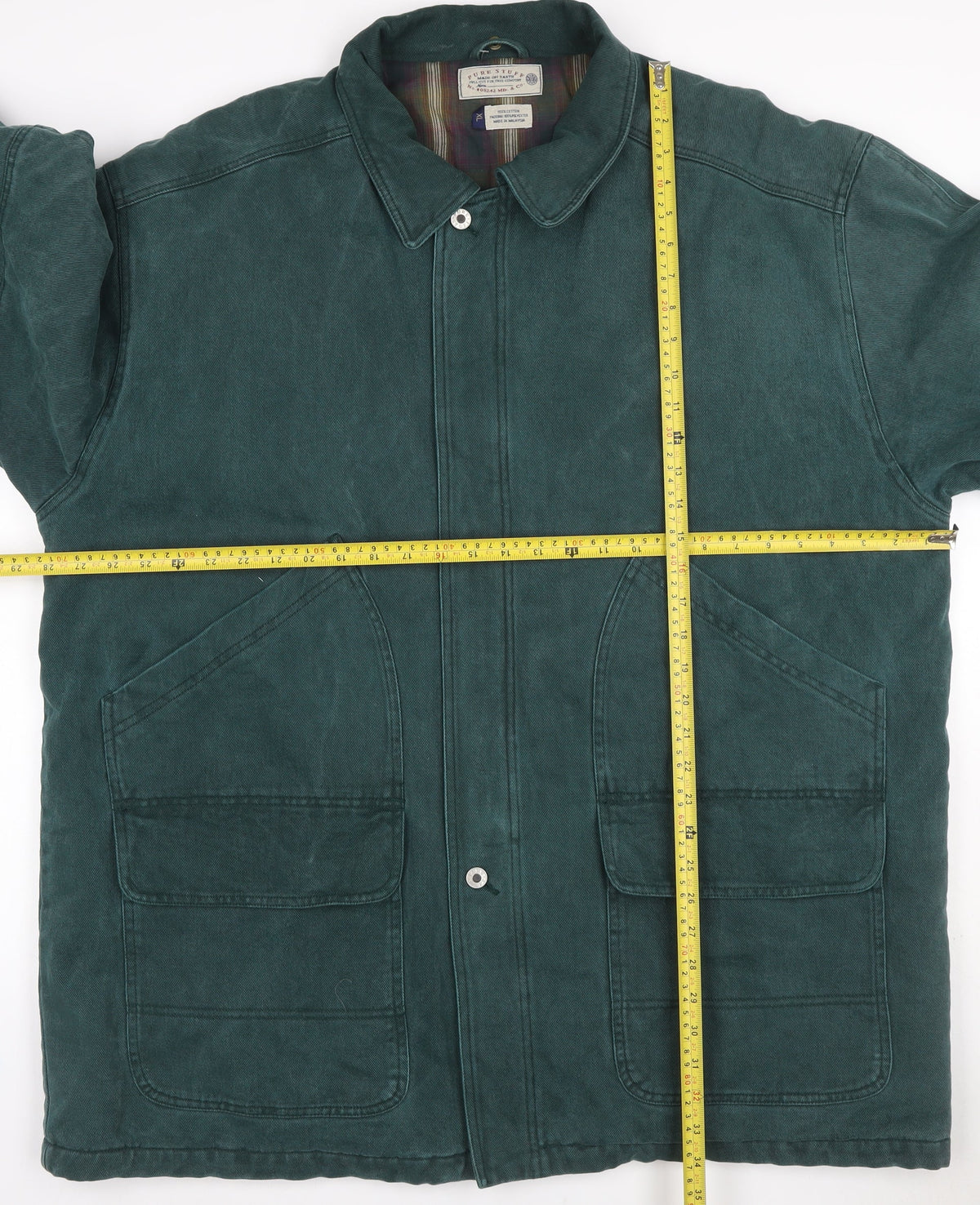 Purestuff Men's Green XL Padded Cotton Basic Workwear Jacket