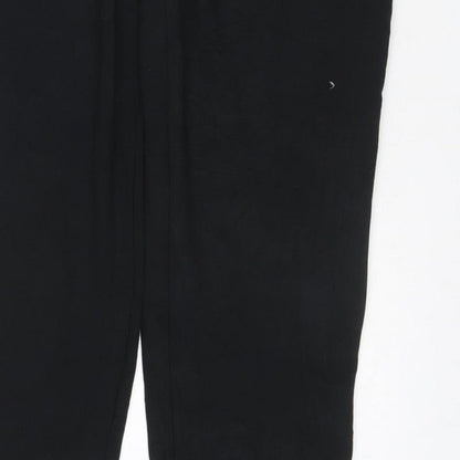 Marks and Spencer Women's Black Size 8 Stretch Pull-On Trousers