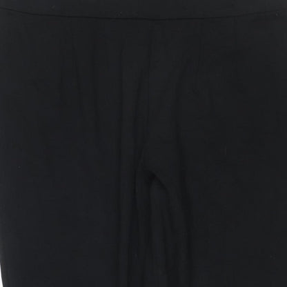 Marks and Spencer Women's Black Size 8 Stretch Pull-On Trousers